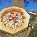 Octagonal Drum, Male Goatskin White3