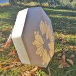 Octagonal Drum, Male Goatskin White5