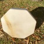 Octagonal Drum, Male Goatskin Yellow4