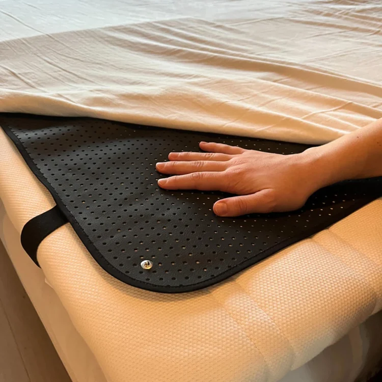 TrustGaia Grounding Sheet – reconnect with Earth’s energy while you sleep. Includes cord and plug for easy grounding.